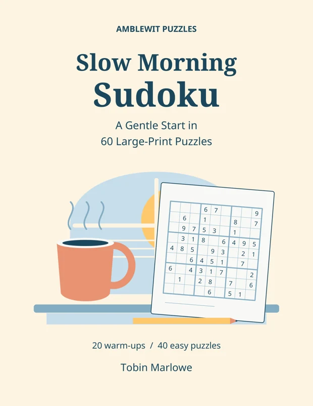 Slow Morning Sudoku cover preview